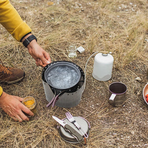 Pare - vent pour réchaud de camping en titane 17g "Xbees - Wind" - Planète Rando