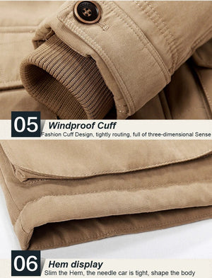 Parka d'hiver, manteau polaire avec capuche détachable pour homme 1,3kg "Lzlltt - Fs125" - Planète Rando