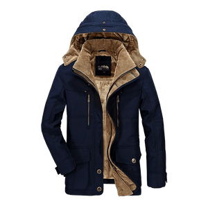 Parka d'hiver, manteau polaire avec capuche détachable pour homme 1,3kg "Lzlltt - Fs125" - Planète Rando