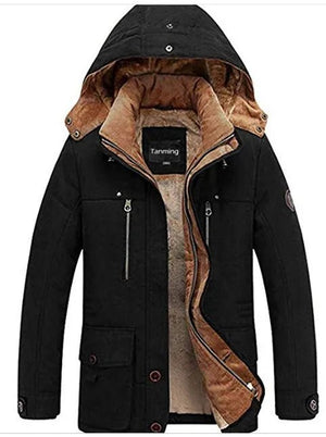 Parka d'hiver, manteau polaire avec capuche détachable pour homme 1,3kg "Lzlltt - Fs125" - Planète Rando