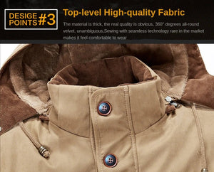 Parka d'hiver, manteau polaire avec capuche détachable pour homme 1,3kg "Lzlltt - Fs125" - Planète Rando