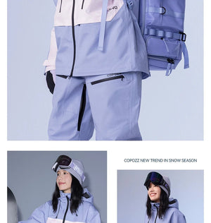 Parka d'hiver / veste de ski imperméables 3 couches avec technologie Teflon EcoElite "COPOZZ - HXF - 24304" - Planète Rando
