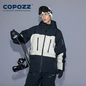 Parka d'hiver / veste de ski imperméables 3 couches avec technologie Teflon EcoElite "COPOZZ - HXF - 24304" - Planète Rando