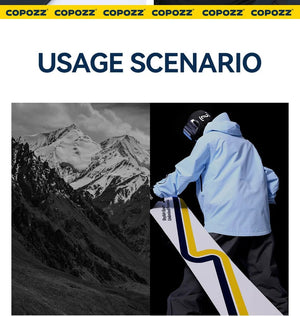 Parka d'hiver / veste de ski imperméables 3 couches avec technologie Teflon EcoElite "COPOZZ - HXF - 24304" - Planète Rando