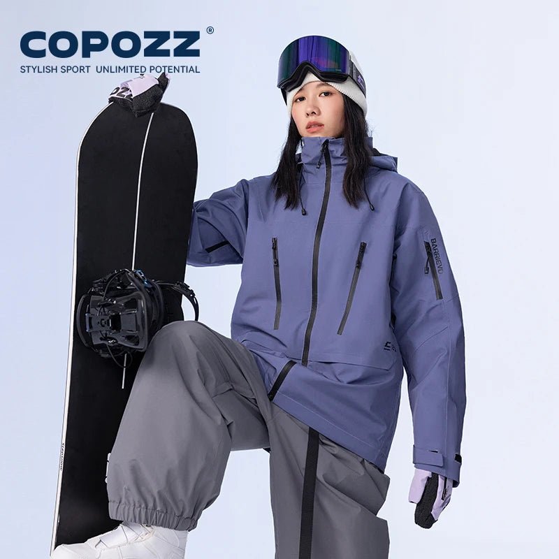 Parka d'hiver / veste de ski imperméables 3 couches avec technologie Teflon EcoElite "COPOZZ - HXF - 24304" - Planète Rando