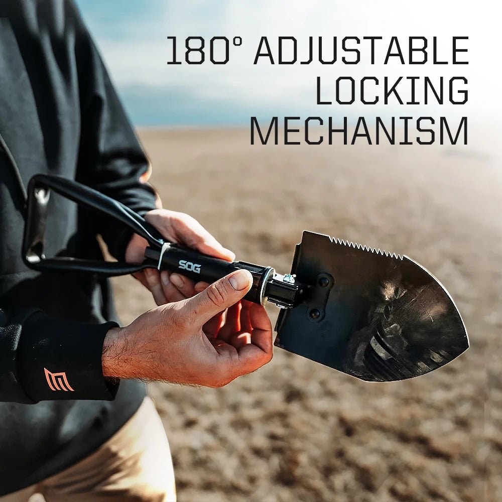 Pelle multifonction pliante tactique, équipement de survie "SOG - F08 - N" - Planète Rando