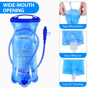 Poche à eau / poche d'hydratation sans PVC ni bisphénol A "NEWBOLER - BOT006" - Planète Rando