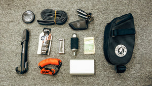 Pochette de selle / sacoche de selle étanche pour vélo, gravel, VTT 600ml à 1,3L "ULAC - PB6" - Planète Rando