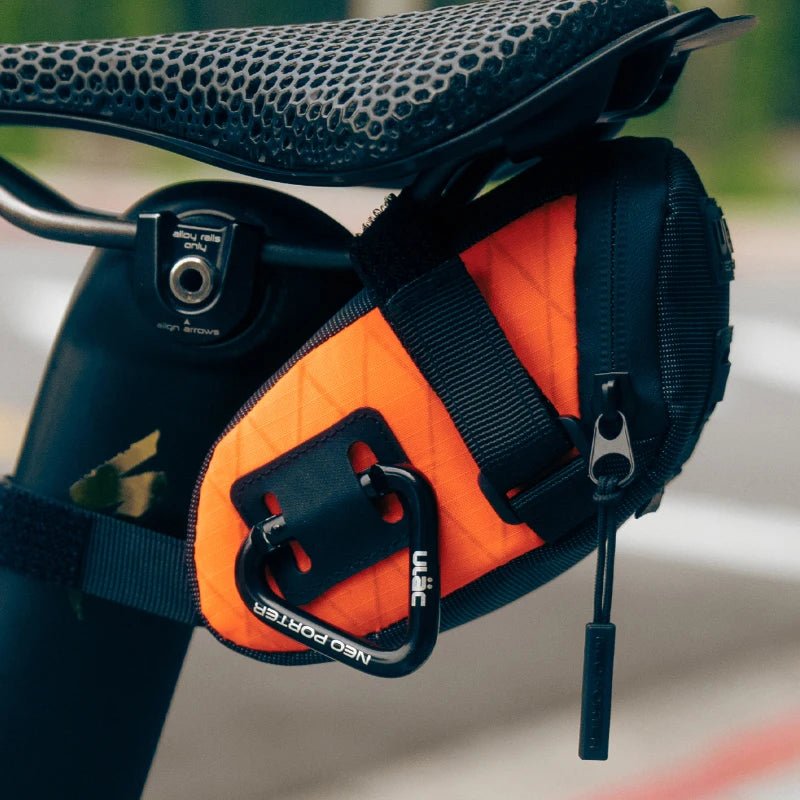 Pochette de selle / sacoche de selle étanche pour vélo, gravel, VTT 600ml à 1,3L "ULAC - PB6" - Planète Rando