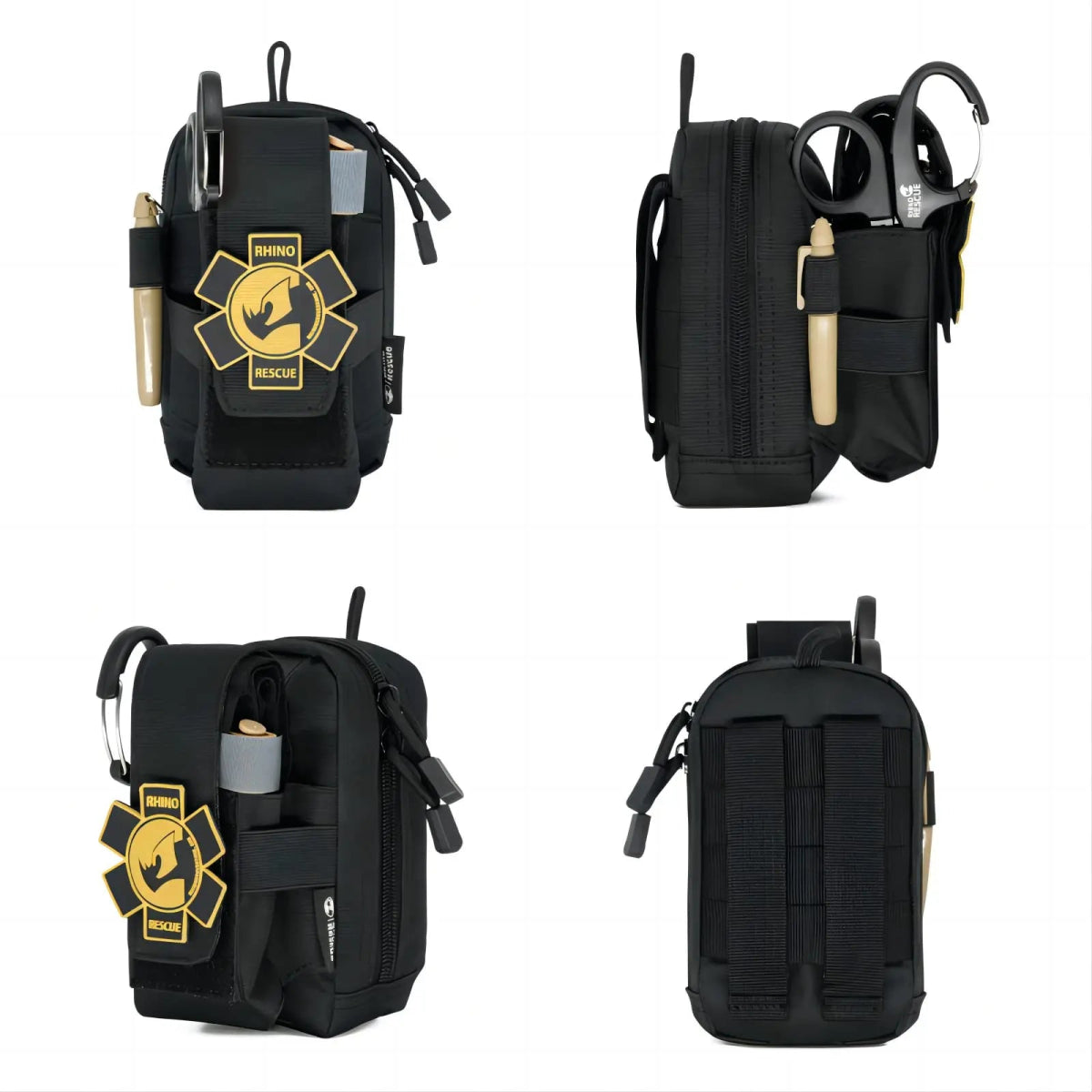 Pochette EDC, kit de premiers secours, Kit tactique militaire de survie en traumatologie "Rhino Rescue – EDC Poutch" - Planète Rando