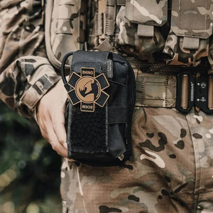 Pochette EDC, kit de premiers secours, Kit tactique militaire de survie en traumatologie "Rhino Rescue – EDC Poutch" - Planète Rando