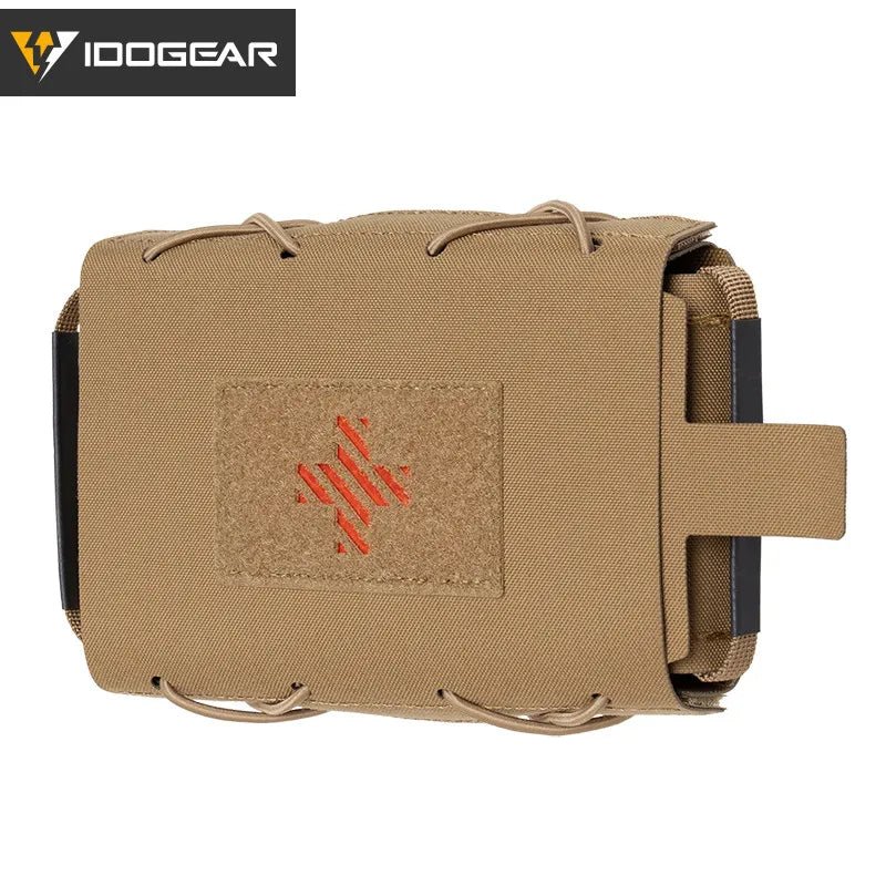 Pochette tactique avec passant MOLLE pour équipement médical "IDOGEAR - IG - BG35132" - Planète Rando