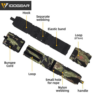 Pochette tactique avec passant MOLLE pour équipement médical "IDOGEAR - IG - BG35132" - Planète Rando