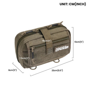 Pochette tactique, kit d'urgence pour la survie, bushcraft, chasse 700D " Spanker - Survival EDC Poutch" - Planète Rando