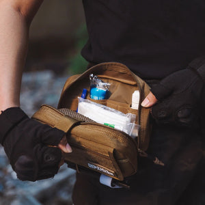 Pochette tactique, kit d'urgence pour la survie, bushcraft, chasse 700D " Spanker - Survival EDC Poutch" - Planète Rando