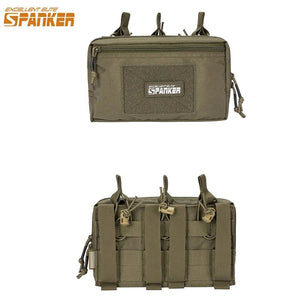 Pochette tactique Molle triples pour chargeurs avec sac d'accessoire "EXCELLENT ELITE SPANKER - Open - Top Pouch" - Planète Rando