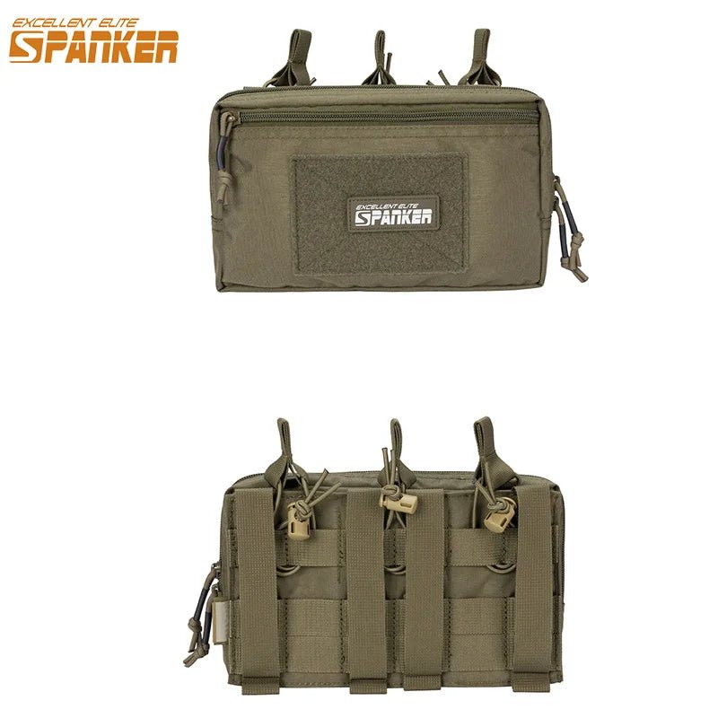 Pochette tactique Molle triples pour chargeurs avec sac d'accessoire "EXCELLENT ELITE SPANKER - Open - Top Pouch" - Planète Rando