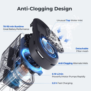 Pompe de douche électrique portable IPX7 étanche "FLEXTAILGEAR - MAX SHOWER" - Planète Rando