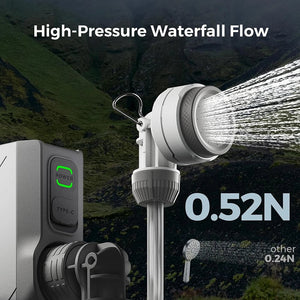 Pompe de douche électrique portable IPX7 étanche "FLEXTAILGEAR - TINY SHOWER" - Planète Rando