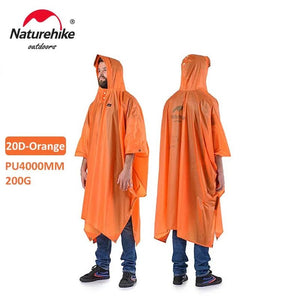 Poncho de randonnée 3 en 1, imperméable, multifonction "Naturehike - NH17D002M" - Planète Rando