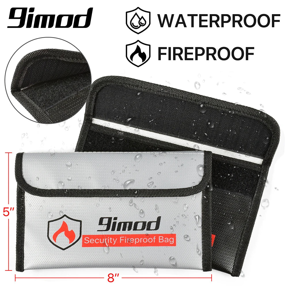 Portefeuille ignifugé imperméable & antidéflagrant "9imod - Fireproof bag" - Planète Rando