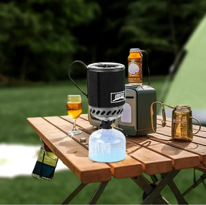 Pot brûleur / système de cuisson avec réchaud ultraléger pour le campang et bivouac "BRS 61" - Planète Rando