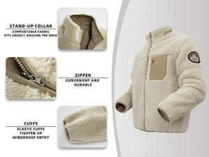 Pull en polaire / veste sherpa chaude réversible pour homme "RENYADAO - RY7897" - Planète Rando