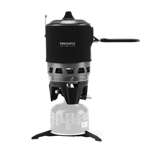 Réchaud 0,8L à gaz de camping 2200W avec allumage piézoélectrique 600g "Fire - Maple - FMS - X3" - Planète Rando