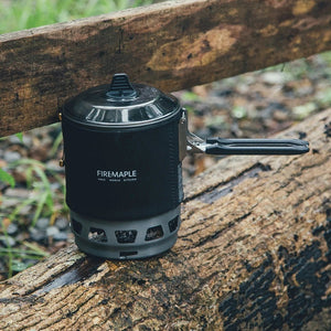 Réchaud 0,8L à gaz de camping 2200W avec allumage piézoélectrique 600g "Fire - Maple - FMS - X3" - Planète Rando