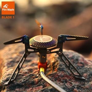 Réchaud à gaz ultraléger en titane pour le camping & bivouac "Fire Maple - FMS - 117T" - Planète Rando