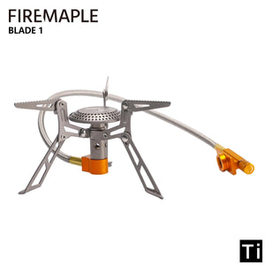 Réchaud à gaz ultraléger en titane pour le camping & bivouac "Fire Maple - FMS - 117T" - Planète Rando