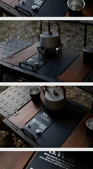 Réchaud de camping multifonctionnel pour table IGT à trois brûleurs 7500W "WELLHIKE - SWS IGNITE07" - Planète Rando