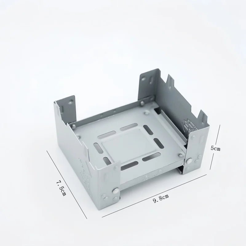 Réchaud de camping pliable à alcool et portable en fer galvanisé "Globe trotter - Portable alcohol Burner" - Planète Rando