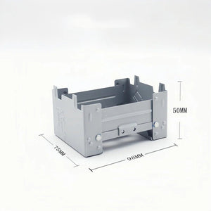 Réchaud de camping pliable à alcool et portable en fer galvanisé "Globe trotter - Portable alcohol Burner" - Planète Rando