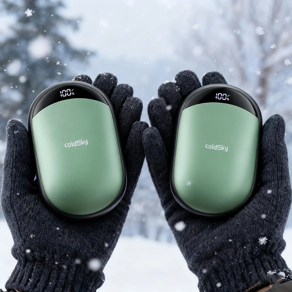 Réchauffe - mains rechargeable 2000 mAh "ColdSky - DualMag Pro 2 en 1" - Planète Rando