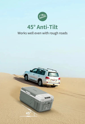 Réfrigérateur portable pour voiture, mini - réfrigérateur - congélateur 12 V CC, 100 - 240 V CA " Alpicool - NL15 15L" - Planète Rando