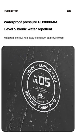 Rideaux de remplacement pour tente dôme / auvent de camping "ShineTrip - Sunshade curtain" - Planète Rando