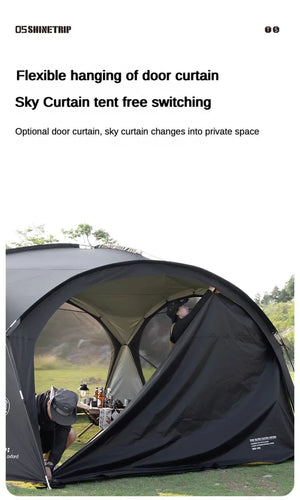 Rideaux de remplacement pour tente dôme / auvent de camping "ShineTrip - Sunshade curtain" - Planète Rando