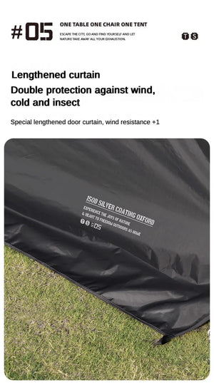 Rideaux de remplacement pour tente dôme / auvent de camping "ShineTrip - Sunshade curtain" - Planète Rando