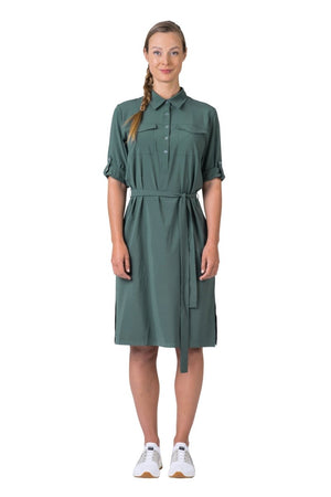 Robe - chemise avec technologie AFT Stretch pour femme "Hannah − LIBY" - Planète Rando