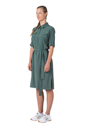 Robe - chemise avec technologie AFT Stretch pour femme "Hannah − LIBY" - Planète Rando