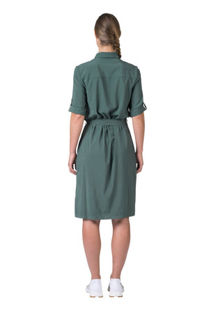 Robe - chemise avec technologie AFT Stretch pour femme "Hannah − LIBY" - Planète Rando