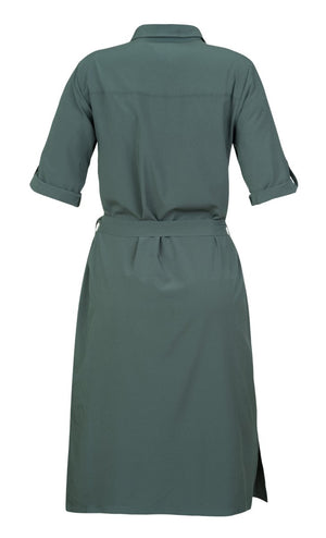 Robe - chemise avec technologie AFT Stretch pour femme "Hannah − LIBY" - Planète Rando