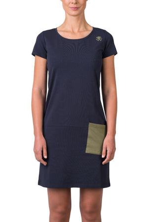 Robe de randonnée / ville en coton bioligque pour femme "Rafiki − ROSARIO" - Planète Rando
