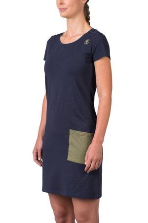 Robe de randonnée / ville en coton bioligque pour femme "Rafiki − ROSARIO" - Planète Rando
