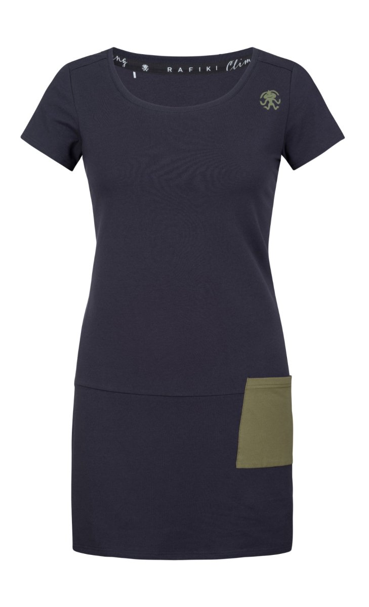 Robe de randonnée / ville en coton bioligque pour femme "Rafiki − ROSARIO" - Planète Rando