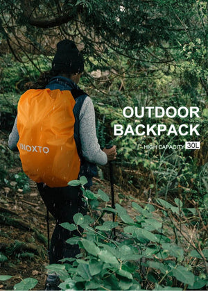 Sac à dos de randonnée en nylon 420D avec housse de pluie 30L "Outdoor Inoxto - 8105" - Planète Rando