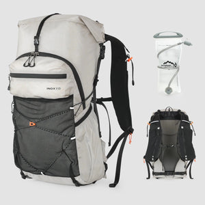 Sac à dos de randonnée / trail ultralight avec housse imperméable 800g "Outdoor Inoxto - Tellus 30L" - Planète Rando