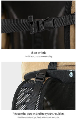 Sac à dos de randonnée / trekking unisexe avec housse de pluie 35L "Outdoor Inoxto - 8107" - Planète Rando