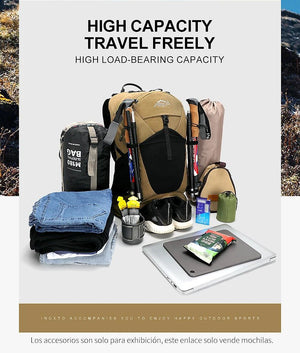 Sac à dos de randonnée / trekking unisexe avec housse de pluie 35L "Outdoor Inoxto - 8107" - Planète Rando